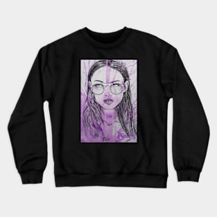 Lilac road Crewneck Sweatshirt